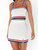 Below Deck Mini Skirt In Usa Stripe Knit