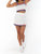 Below Deck Mini Skirt In Usa Stripe Knit