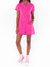 Gio Sweater Romper - Hot Pink Knit