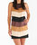 Mod Mini Dress Faux Suede Chevron In Faux Suede Chevron - Faux Suede Chevron