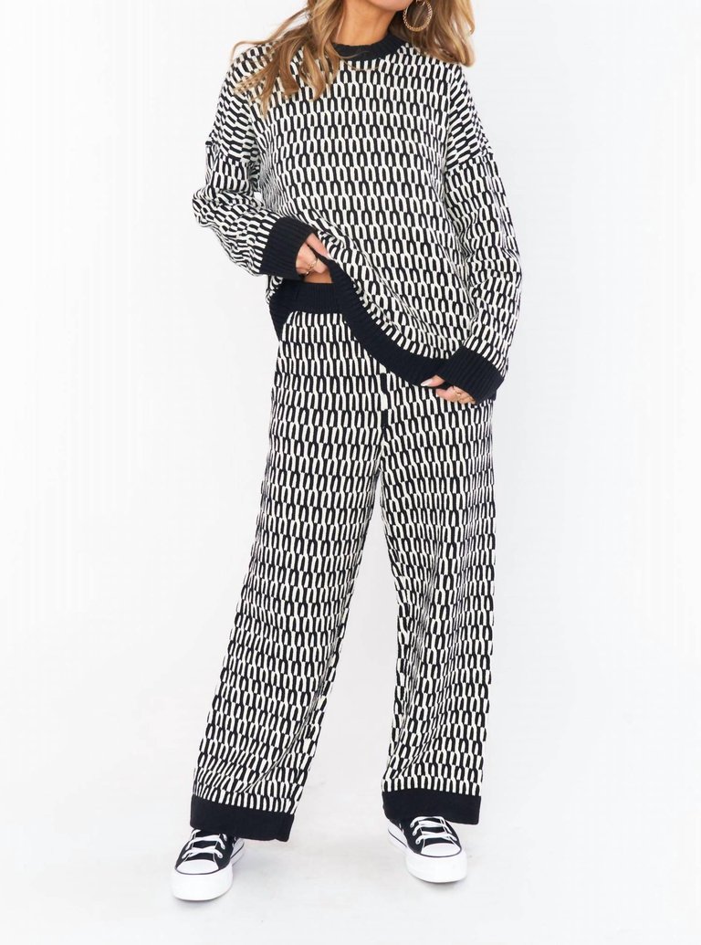 Samson Lounge Pants - Metro Geo Knit