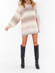 Show Me Your Mumu Timothy Tunic Sweater In Neutral Space Dye Knit