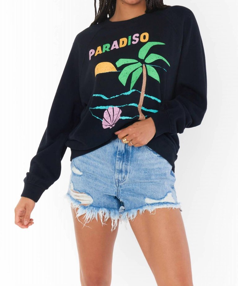 Simon Pullover Sweatshirt - Paradiso Graphic Knit