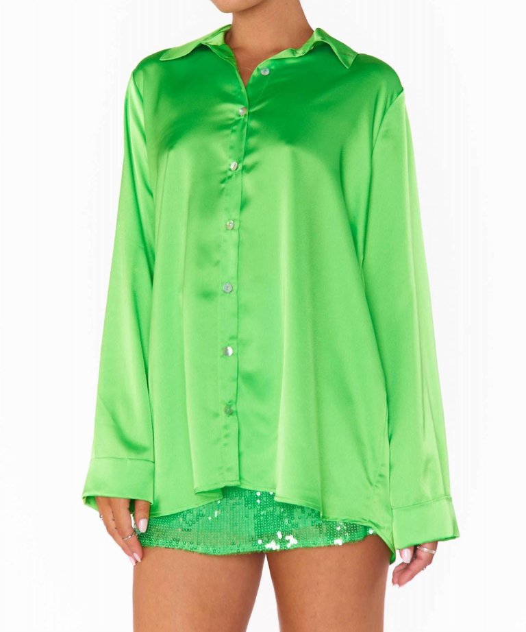 Smith Buttondown Shirt In Bright Green