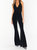 Studio Halter Jumpsuit - Black Velvet