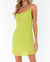 Suzanna Slip Dress - Lime Sequins