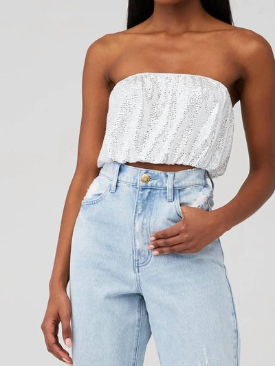 Show Me Your Mumu Teeny Tube Top- White Confetti product