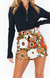 Tyra Belted Skirt - Hutton Floral Corduroy