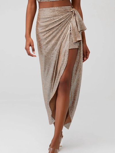 Show Me Your Mumu Wrap Me Up Skirt - Silver Confetti product