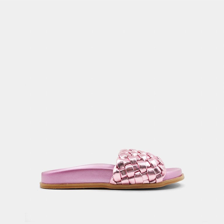 Amor Sandal In Metallic Pink - Metallic Pink