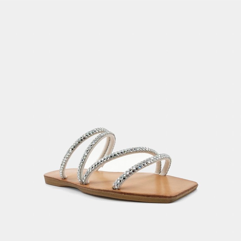 Celestina Sandal In Silver