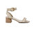 Hayes Heeled Sandal In Nude - Nude