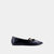 Kid's Adele Flat Shoes In Black - Black