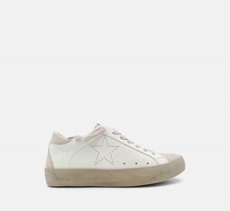 Kid's Mia Sneaker In White - White