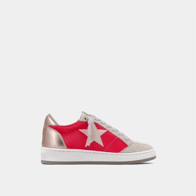 Kid's Paz Sneakers In Red - Red