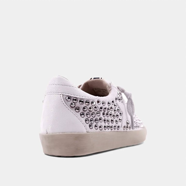 Kid's Rock Star Sneakers In Light Grey