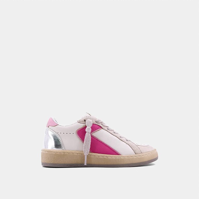 Kid's Salma Sneakers In Fuchsia - Fuchsia