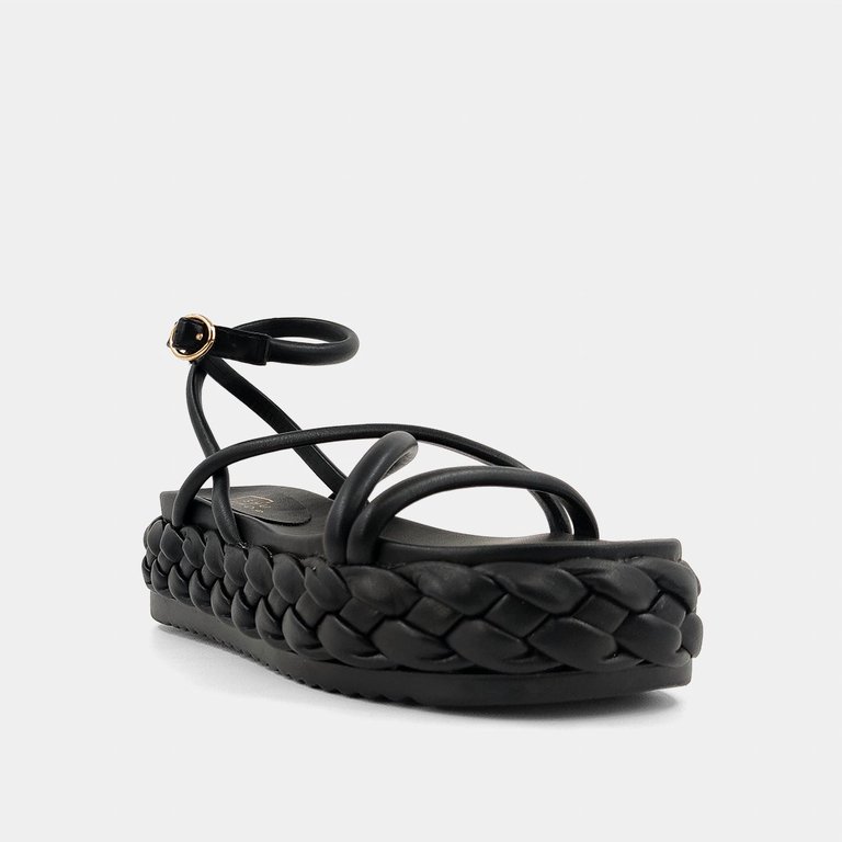 Lilith Platform Sandal In Black