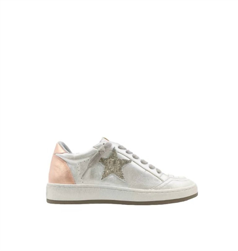 Paz Kids Sneakers In Pearl - Pearl