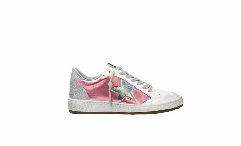 Paz Toddler Sneakers In Metallic Pink - Metallic Pink