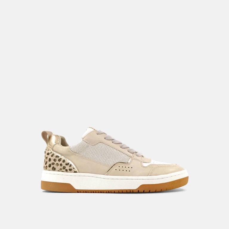 Romi Sneaker In Gold Cheetah - Gold Cheetah