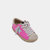 Toddler's Paula Sneakers In Metallic Fuchsia