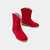 Toddler's Zahara Boots In Red Suede