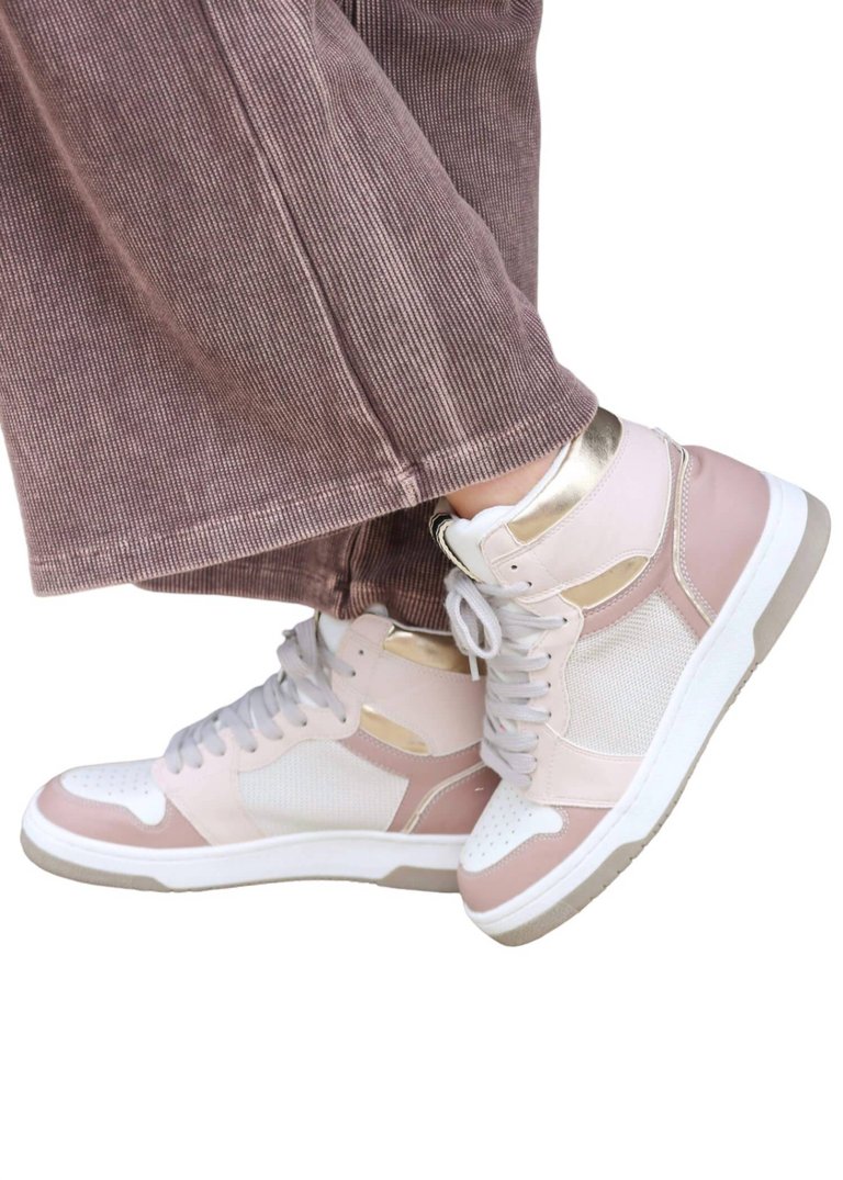 Women's Rebecca High-Top Sneaker In Mauve