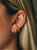 Karma Hoop Earrings - Emerald