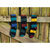 Combed Cotton Colorful Rugby Striped Patterned Men's 3 Pr. Pack Socks