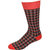 Dress Casual Combed Cotton Crew Diamond Pattern 3 Pair Pack Socks