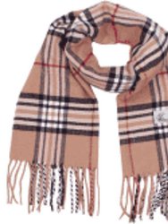 Men's and Women's Unisex Plaid Cashmere Feel Scarf, Oversized Scarves, Softer than Cashmere features