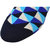 Men's Dress Casual 2 Pair Pack Combed Cotton Crew  Geometric Pattern Socks