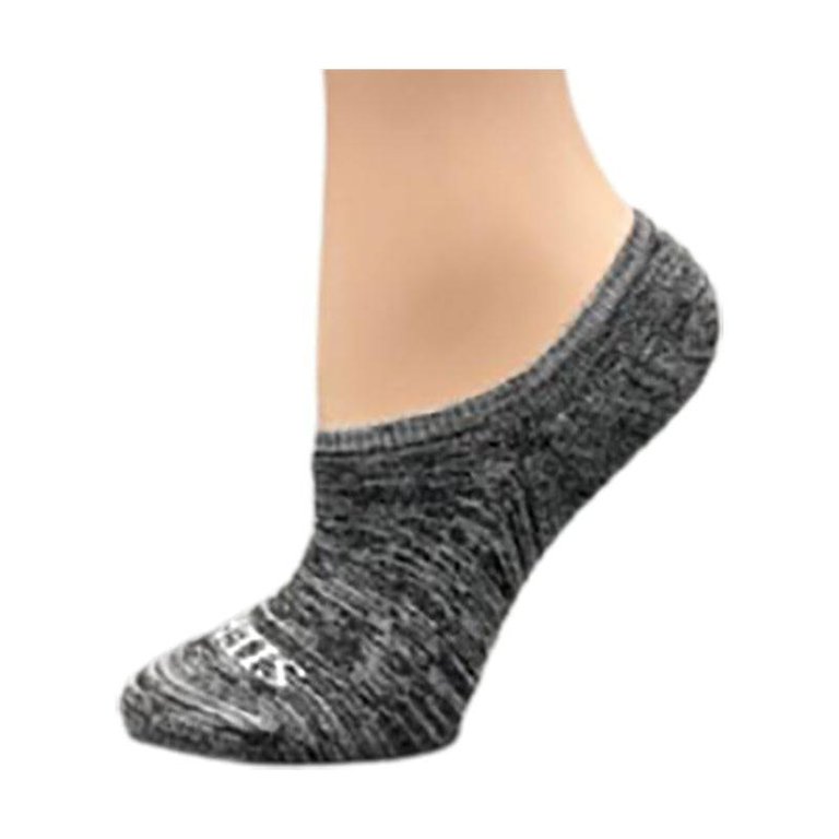 No Show Arch Support Bamboo Performance Cushioned Socks - Navy