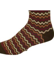 Ocean Wave Pattern Combed Cotton Socks