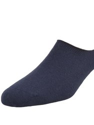 Performance Combed Cotton Invisible Socks with Silicone 3 pair pack