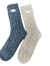 Regenerated Sierra Socks Women’s Perfect Fit Wool Crew Socks - Navy/Gray