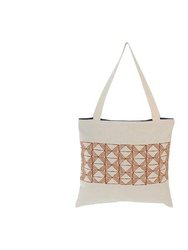 Reusable Shopping and Beach Shoulder Tote Cotton Bag - Tobacco