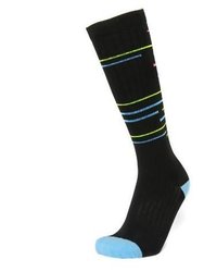 Unisex Graduated Colorful Patterned Compression Knee High Socks for Men and Women