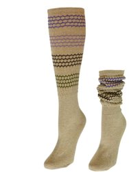 Women's Slouch or Knee High Organic Cotton Socks