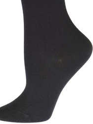 Women's Solid Color Bamboo Crew Socks - 3 Pairs