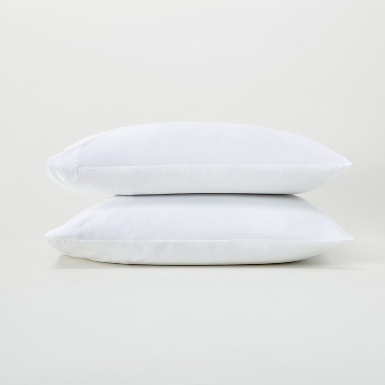 Clima Cotton Pillowcase Set - Snow
