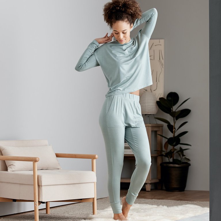 SoftStretch Long Sleeve Top - Sage