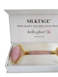 Rose Quartz Textured Facial Roller