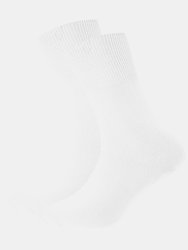 Silky Childrens Big Boys Dance Socks In Classic Colours (1 Pair) (White)