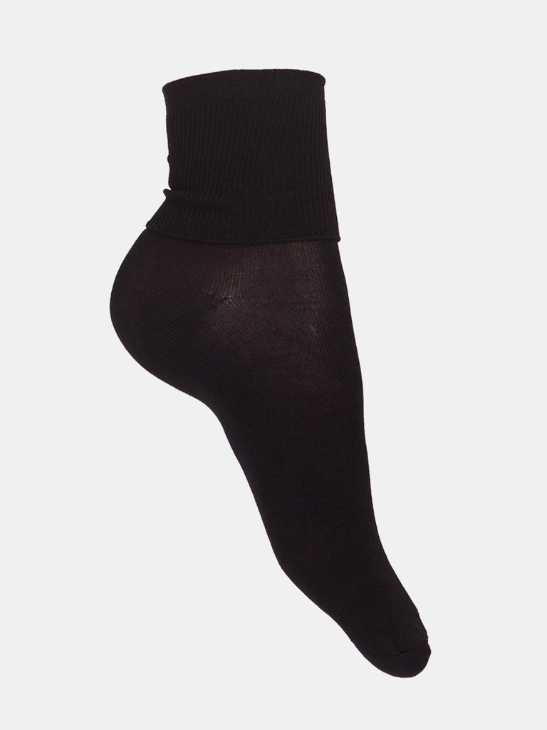 Silky Mens/Ladies Dance Socks In Classic Colors (1 Pair) (Black) - Black