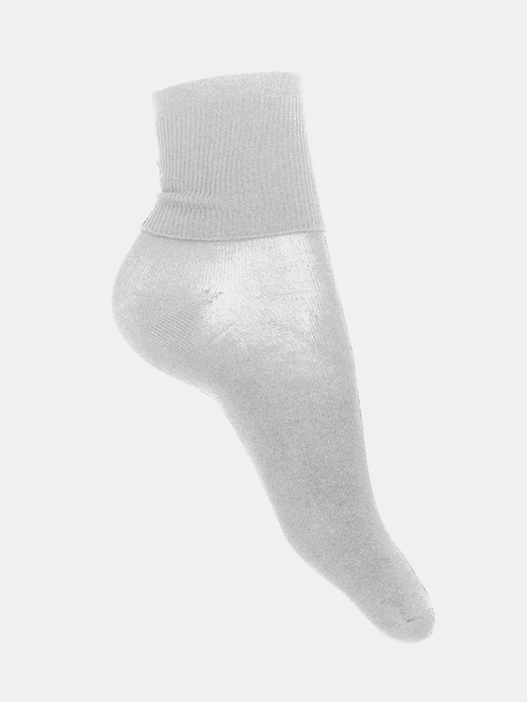 Silky Mens/Ladies Dance Socks In Classic Colors (1 Pair) (White) - White
