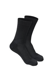 Silky Womens/Ladies Health Diabetic Sock (1 Pair) (Black)