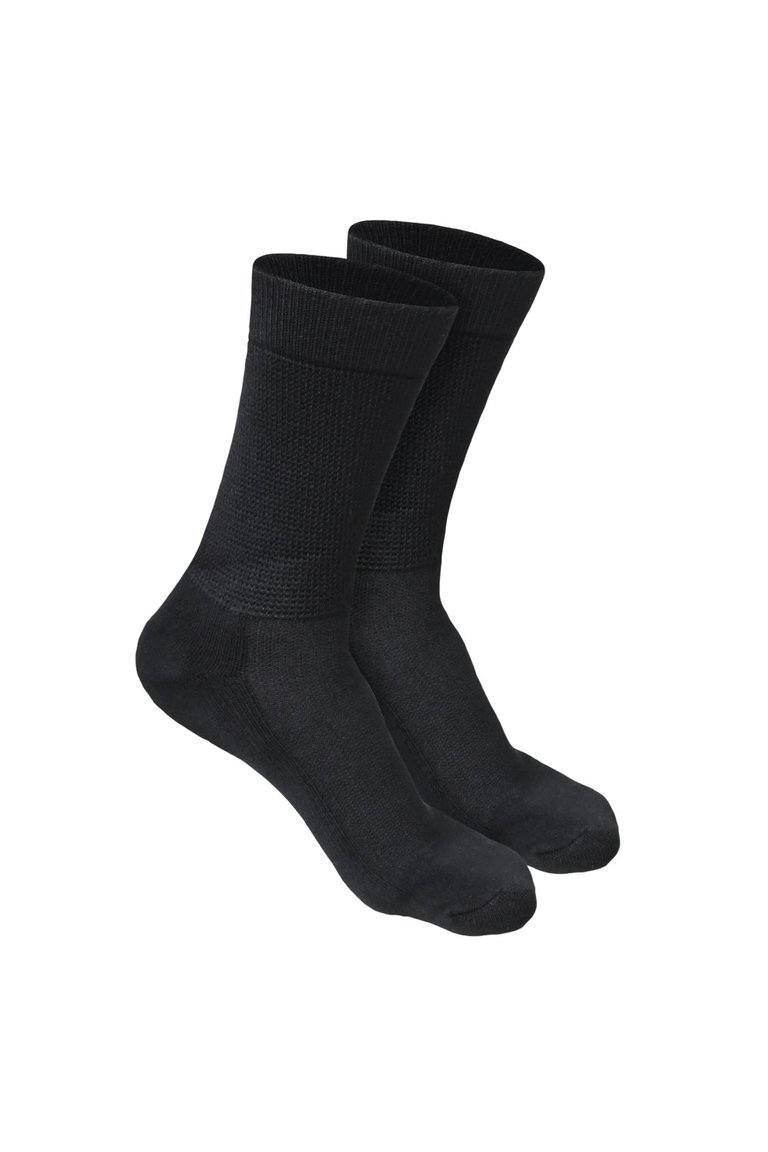 Silky Womens/Ladies Health Diabetic Sock (1 Pair) (Black)