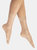 Silky Womens/Ladies Smooth Knit Ankle High (3 Pairs) (Nude)